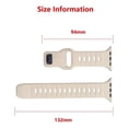 thumbnail image 2 of Correa Sport para Apple Watch, Silicona Bicolor, Resistente al Agua, Estilo Deportivo, Compatible con Todas las Series, 2 of 5