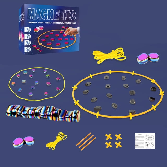 Price Drop Juego de ajedrez magnético, juego de mesa magnético, divertido juego magnético de mesa, juegos familiares para niños y adultos