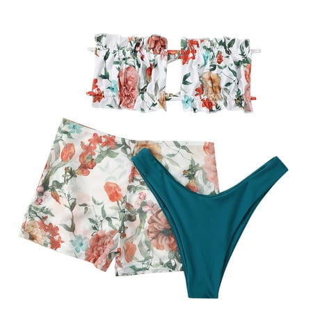 

Sports Bra Bathing Suit Top Vintage Swimsuit for Women Pieces Swimsuit Bikini Set Swimwear Two Print Women Split Swimwears Tankinis Set Women Swimsuit Two Piece Shorts