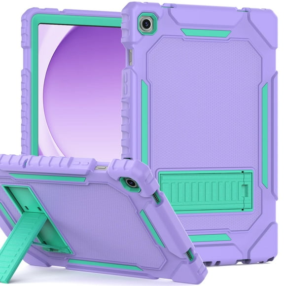 Funda Grifobes para Samsung Galaxy Tab A9 Plus 11" 2023 púrpura+verde