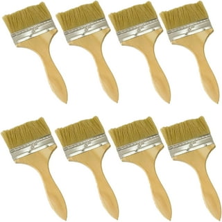 4Pc/set Woodworking Silicone Brush Tool Kit Washfree Glue Brush Soft Glue  Brush Flat Scraper Glue Tray Wood Gluing Brushing Tool