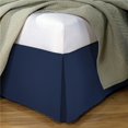 thumbnail image 1 of Poplin Tailored Bed Skirt  Navy - Queen, 1 of 1