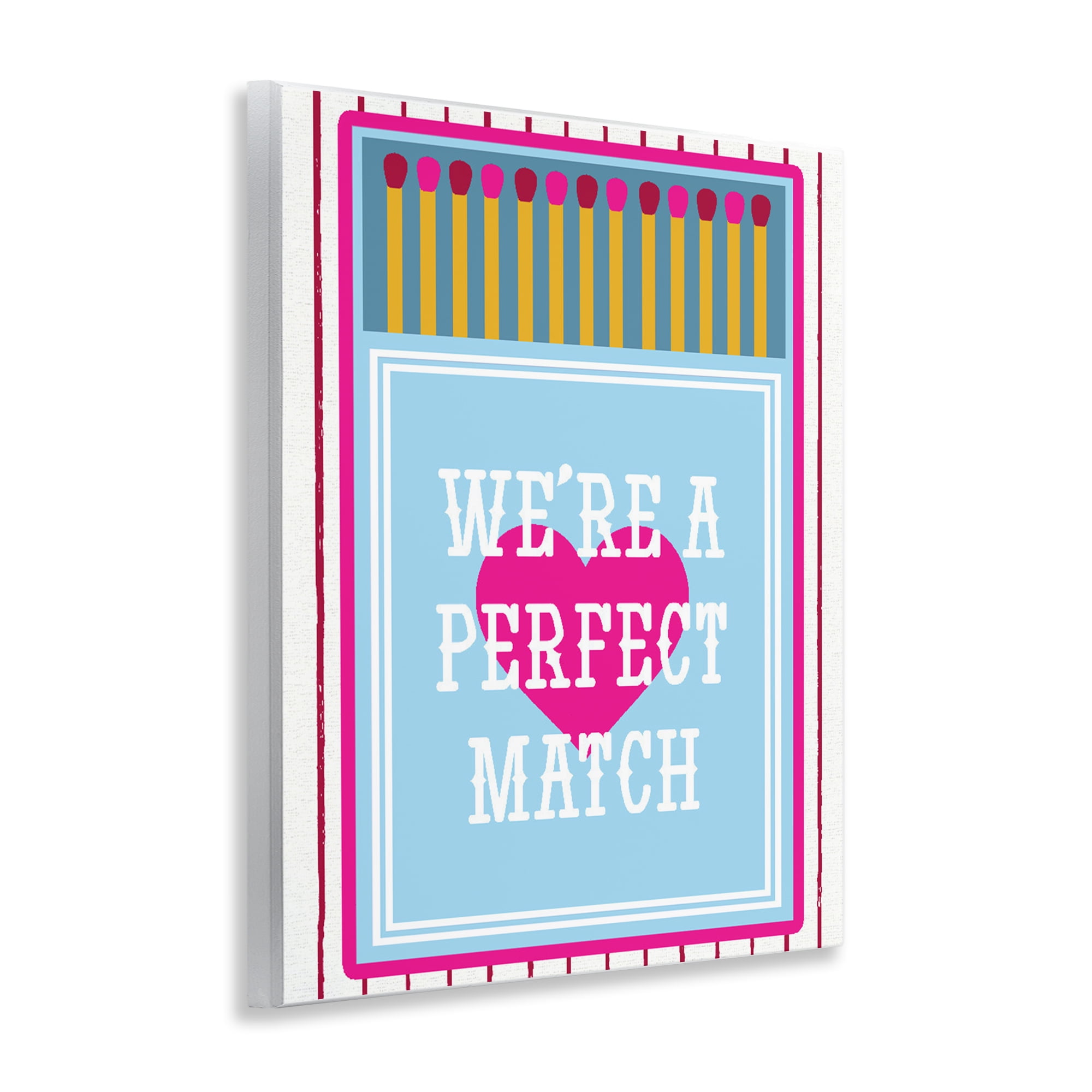 Stupell Industries We're A Perfect Match Wall Plaque Art, design by Lil' Rue