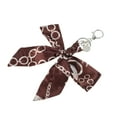 thumbnail image 5 of Unique Bargains 1 Pc Fashion Bow-knot Scarf Handbag Charm Bag Accessories Brown, 5 of 5