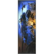Alien - Framed Door Movie Poster (Alien In Doorway) (Size: 22" X 63") (Silver Aluminum Frame)