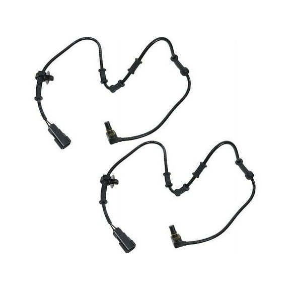 Front ABS Wheel Speed Sensor Set 2 Piece - Compatible with 2002 - 2005 Dodge Ram 1500 2003 2004