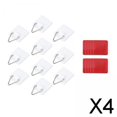 thumbnail image 1 of Paquete de 4-6 soportes autoadhesivos adhesivos invisibles para colgar platos y placas de exhibición 4 piezas, 1 of 10