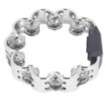 thumbnail image 1 of Tambourine For Adults, Hand Held Drum Double Row Tambourine Handbell Clap Drum, Tambourine Drum, Hand Clap Drum Musical Educational Instrument For Pray  Party, 1 of 8