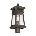 thumbnail image 4 of Taylor 1-Light Outdoor Post Lantern in English Bronze with Gold, 4 of 8