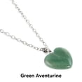 thumbnail image 2 of Guardurnaity Collar con colgante de amor, collares de moda que combinan con todo, diseño especial, accesorios de cadena para mujer, decoración, Ropa, zapatos y accesorios Miscelánea Aventurina verde, 2 of 6
