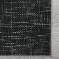 thumbnail image 3 of 8' x 10' Washable Area Rugs, Distressed Modern Abstract Office Carpet Low Pile Rug Non Slip Farmhouse Floor Cover, for Living Room Bedroom, Black, 3 of 7