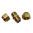 thumbnail image 4 of Conector de compresión de latón con tubo de diámetro exterior de 6 × 6 mm × 16 mm, manguera/adaptador de latón, 5 φ12 × φ12mm, 4 of 5