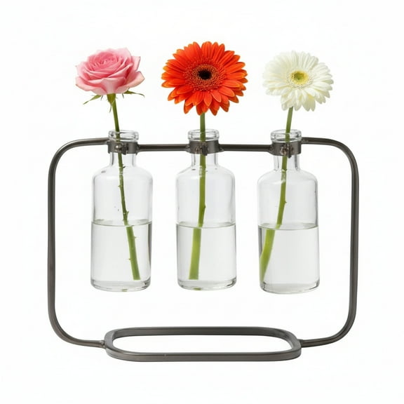 Edith Metal Clustered Hanging Bud Vase