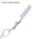 thumbnail image 3 of Cuchillo de adelgazamiento para peluquería y barbería-Plata, 3 of 5