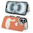thumbnail image 4 of Compatible with iPhone 11 12 13 mini 14 15 16 Pro Max Plus Wallet Case with Card Holder, PU Leather Kickstand Card Slots Case ( Goose Love Heart, iPhone 15 Plus), 4 of 7