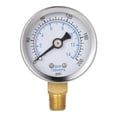 thumbnail image 1 of Testeur de Pression d'Air Mini Manomètre Compresseur d'Air Manomètre à Vide Hydraulique 200 PSI, 1 of 7