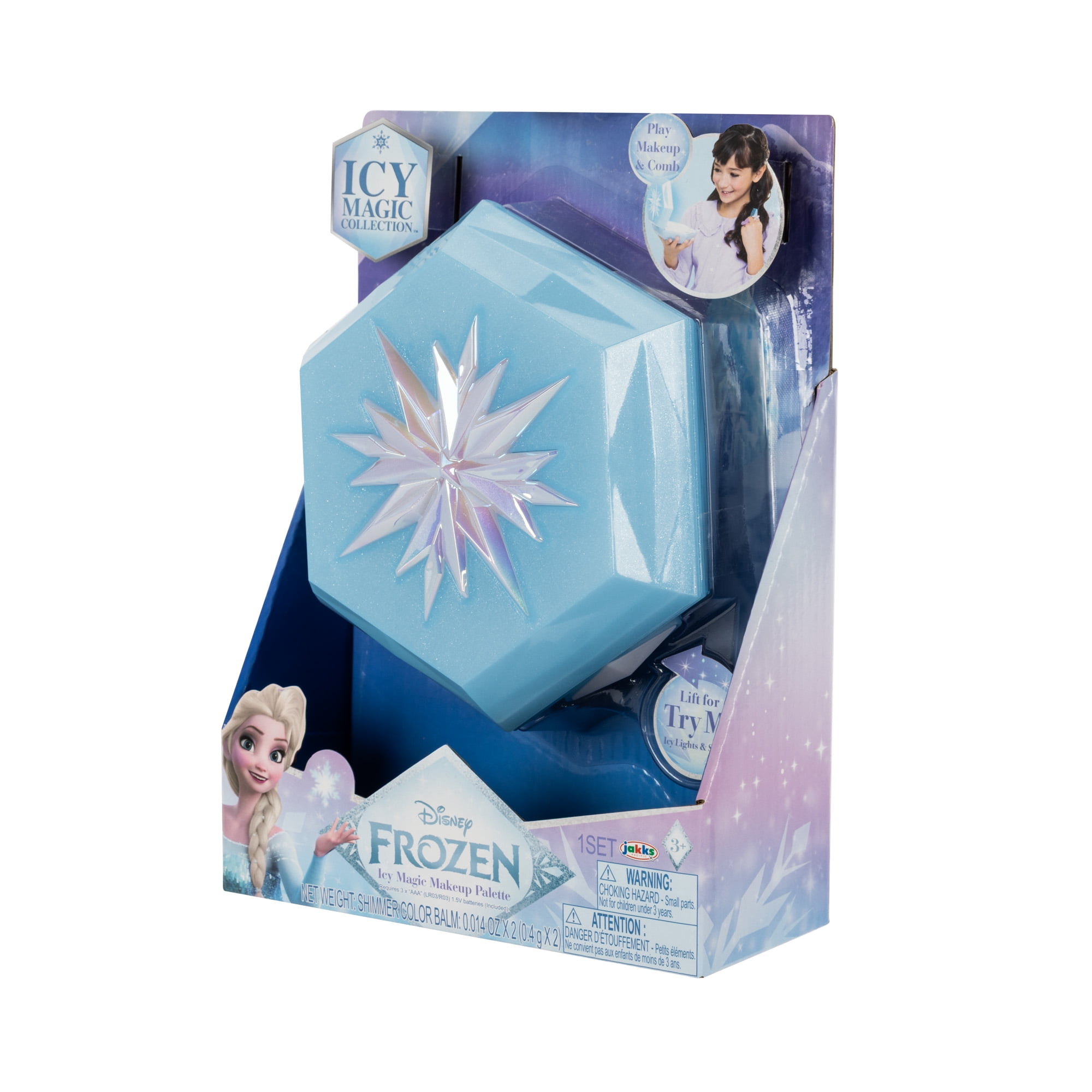 Disney Frozen Feature Icy Magic Makeup Palette Toy for Child Ages 3+
