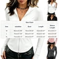 thumbnail image 3 of Women's Athletic Jackets Cropped Long Sleeve Workout Tops Yoga Zip Up Jackets Gym Tops Golf Shirts Gray XL(XL), 3 of 4