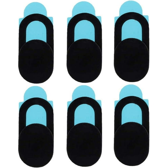 Webcam Cover Slide Laptop Web Camera Cover 0.8mm Thin Web Camera Cover Privacy Securtiy Protection for Laptops Smartphones(6pcs)
