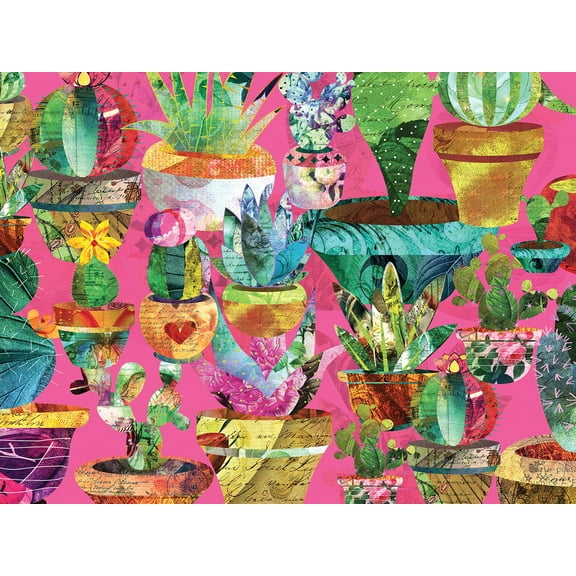 Willow Creek Press Potted Plants 500-Piece Puzzle