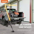 thumbnail image 3 of VEVOR Hitch-Mounted Truck Crane, 1000 lbs Swivel Hydraulic Crane with Adjustable Boom Capacities (500, 750, & 1000 lbs) for Construction, Forestry, and Factory Lifting Task, 3 of 12