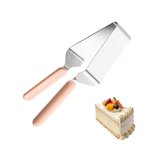 Cake Slicer|Triangular Stainless Steel Cake Cutter Server with Double Handle|Wedding Cake Separator for Birthday Party Wedding,Pie Slicer Pastries Divider