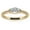 Yellow, variant on Moissanite Marquise Half Bezel Ring Perfect for Women in Wedding
