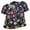 01-Black, variant on Women's V-Neck Scrub Tops - Modern Classic Shirt with Pockets, Instrument Loop & Fade Resistant Fabric Blue XXXXL