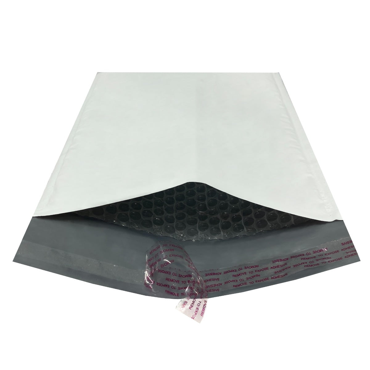 StarBoxes 50 Poly Bubble Mailer Bags 8.5"x12" - #2 White Self-Sealing