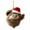 Q, variant on DAMAI Forest Animal Acorn Ornaments With Christmas Hat Berry Pinecone, 2026 New Cozy Woodland Animal Christmas Tree Decor, 2D Flat Acrylic Pine Cone Animal Hanging Pendants for Xmas Nature Lovers