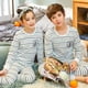 thumbnail image 1 of Conjuntos de pijamas de dibujos animados para niños y niñas, ropa de dormir de Navidad para el hogar, novedad, 1 of 4