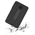 thumbnail image 4 of Golden Sheeps Compatible for Samsung Galaxy Tab A 8.0 2018 Model SM-T387 Verizon/Sprint/T-Mobile High Impact Hybrid Drop Proof Armor Defender Full-body Protection Case Convertible Built in Stand-Black, 4 of 5