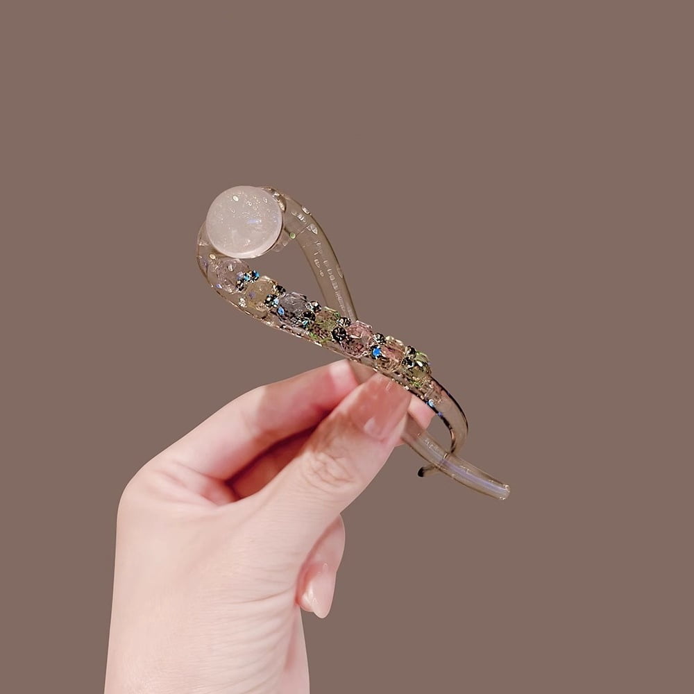Bead twist clip, premium scratch clip, kitten apple hairpin, hair accessory hairpin.