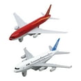 thumbnail image 4 of TISHITA 2 Pcs Modèle d'Avion Jouet de Collection pour Garçon pour Commémorer Table Étagères Rouge Blanc, 4 of 8