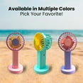 thumbnail image 3 of SINT Mini Handheld Fan, Adjustable Speed, USB Rechargeable, Portable Electric Fan, 3 of 7