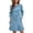 Blue, variant on Women Fall Winter Dress Knitted Pullover Dresses Casual Loose Flowy Swing Shift Dress 2026 Fall Outfits(Beige,M)