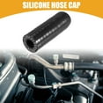 thumbnail image 2 of 1 tapón de extremo de manguera de vacío de admisión de tapa de refrigerante de silicona universal de 10 mm de diámetro interior de 0,39 pulgadas - Coche para puerto de agua de vacío de derivación del calentador de refrigerante - Silicona negra Unique Bargains Tapa de manguera de silicona, 2 of 6