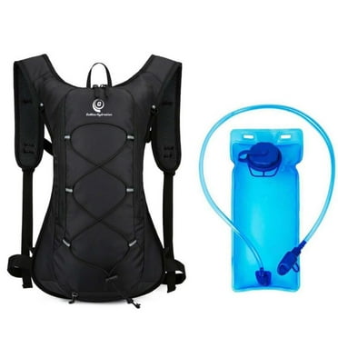 Gowoo Hydration Backpack Supreme for Outdoor Sports Cycling Camping Walking Hiking Running with 2L Water Bladder - Black