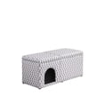 thumbnail image 1 of ORE International HB4803 Boîtier Gris Horizontal pour Animaux de Compagnie de 18 Po avec Banc de Rangement, 1 of 1