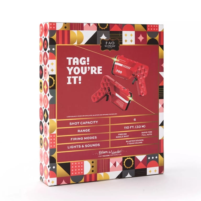 FAO Schwarz Laser Tag Action Pack 2-Player Battle Set - Walmart.com