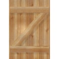 thumbnail image 5 of 21 1/2"W x 31"H TimberCraft Four 5 3/8" Boards Joined Board-n-Batten Shutters w/Z-Bar, Rough Sawn Western Red Cedar (Per Pair), 5 of 13