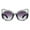 Gray, variant on Toddlers & Little Girls Sunglasses Oversized Round Kitty Glitters UV400 Purple