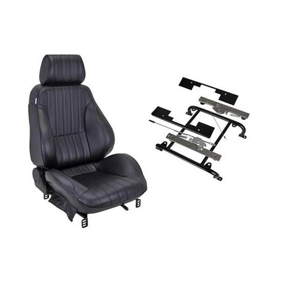 Procar 80-1000-51L Rally Series Seat, Driver w/Frame, Slider & Mount