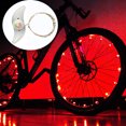 thumbnail image 3 of Luces LED para rueda de bicicleta - Accesorios de decoración de luces de bicicleta de colores brillantes - Luces delanteras y traseras para rueda de bicicleta para montar de noche - Diversió, 3 of 3