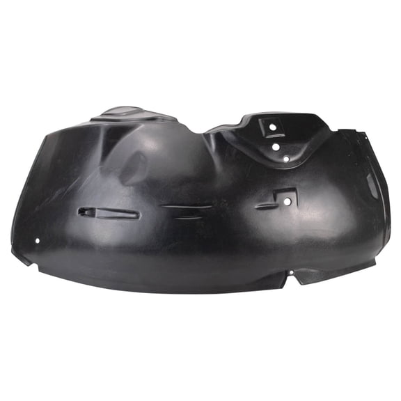 TRQ Front Right Rearward Inner Fender Liner Black Passenger Side Fits Select 2003-2005 Lincoln Aviator FO1251134