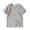Grey, variant on Boys Girls Short Sleeve Crew Neck T-Shirt Soft Breathable Cotton Casual Summer Basic Tee,3 Years