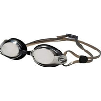 FINIS Bolt Goggles - Competitive Swim Goggles for Women and Men - Anti-Fog Goggles with UV Protection - Easily Adjustable Adult Swimming Goggles with 3 Interchangeable Nose Pieces - Silver/Mirror