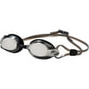 FINIS Bolt Goggles - Competitive Swim Goggles for Women and Men - Anti-Fog Goggles with UV Protection - Easily Adjustable Adult Swimming Goggles with 3 Interchangeable Nose Pieces - Silver/Mirror