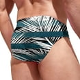 thumbnail image 5 of Youmylove Mens Summer Breathable Printed Swim Trunks Pants Swimwear Shorts Slim Wear Swim Bottoms Briefs Vacation Beachwear, 5 of 5