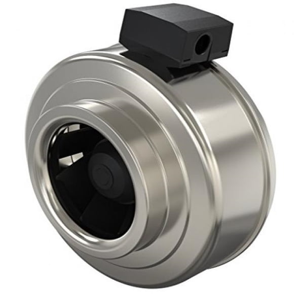 Fantech FG 4XL Inline 4" Centrifugal Duct Fan, Metal Housing, 170 CFM, 120V